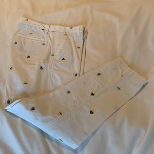 Talbots girlfriend chino size 6